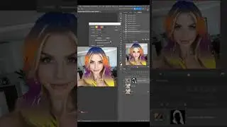 Меняем цвет волос в photoshop