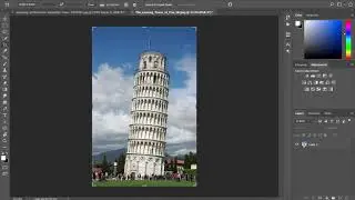 How to straighten an image  - Photoshop