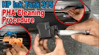 PHA Checking and Printout Cleaning Procedure - HP Ink Tank 315 Printer.