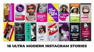 Instagram Stories Pack - Ultra Modern V2 Premiere Pro Templates