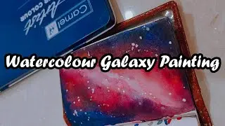 Watercolor Galaxy Speed Painting | Camel Cake Watercolor