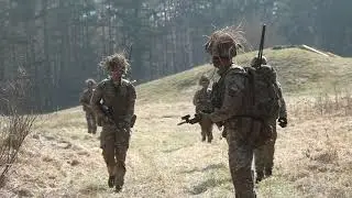 Live Fire Tactical Training with Officer Cadets of RMA Sandhurst