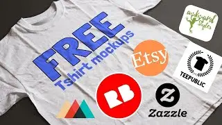 FREE Tshirt Mockups for Print on Demand Sellers