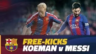 Leo Messi vs Ronald Koeman: free-kick goals comparison