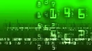 Matrix Numbers Greenscreen - Free Overlay Stock Footage