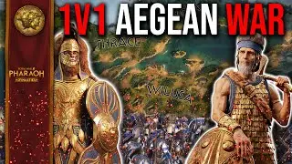 WAR FOR THE AEGEAN - Andy vs Vileurple - Total War Pharaoh Dynasties Multiplayer Campaign 2