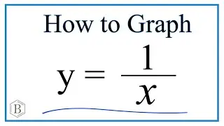 How to Graph the Equation y = 1/x  (y equals one over x)