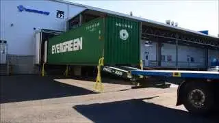 Устройство для съема контейнера ConFoot-leg® без крана и другого оборудования