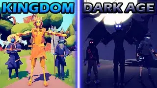 MEDIEVAL KINGDOM vs DARK AGE KINGDOM - Totally Accurate Battle Simulator | TABS