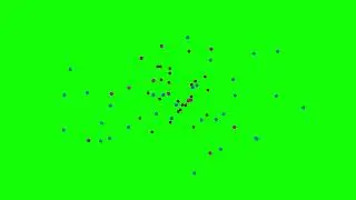 Green Screen Transition Effect Random Moving Sprite Objects