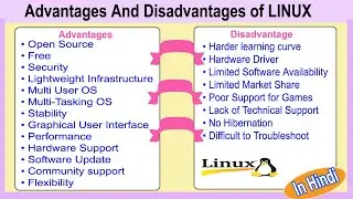 Advantages and Disadvantages Of LINUX Operating System | In Hindi