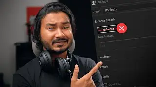 Correct way to use Audio Enhance Feature in Premiere Pro!