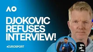 Australian Open 2025: Jim Courier explains why Novak Djokovic REFUSED his interview 👀 #AusOpen