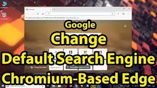 How to Change the Default Search Engine in Chromium-Based Edge