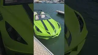 Настоящий автомобиль-утопленник в Черном море. Реактивный джет на колесах