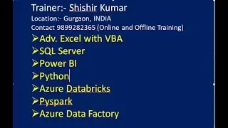 Basics of Pivot Table