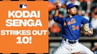 Spectacular Senga! Kodai Senga strikes out 10 batters in a masterful performance for the Mets!