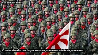 O maior desafio das forças armadas japonesas: a falta de japoneses!