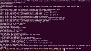 How to Install Google Play Music Manager in Ubuntu 16