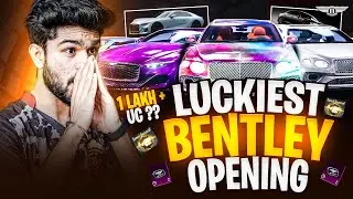 Luckiest 1,00,000 UC Bentley Opening by LoLzZz | BGMI Highlight