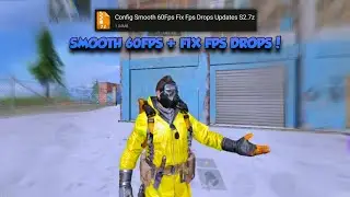 COD MOBILE CONFIG SMOOT 60FPS + FIX FPS DROP | CONFIG CODM UPDATES