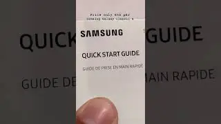 Samsung Galaxy smart watch classic 6 