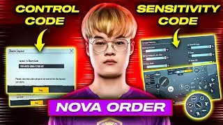 🔥(New 2.2) NOVA ORDER SENSITIVITY CODE 2022 & Nova Order Control Code | 5 finger claw control PUBGM