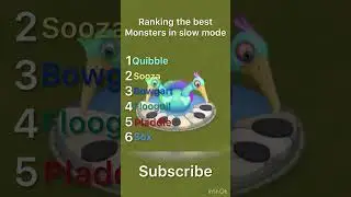 Ranking The Best Monsters on Slow Mode 