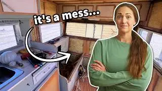 we have issues… demo on our vintage camper (ep. 2)