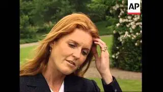 UK: SARAH FERGUSON INTERVIEW