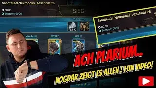Raid Shadow Legends | Sandteufel Nekropolis 25 Speed Farm | Nogdar & Cardiel | Fun Video