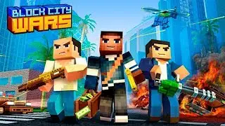 Block City Wars обзор игры #1 Красивая машинка и Разборки со-спортсменами