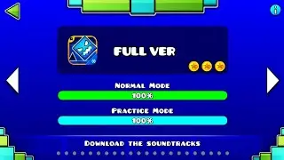 ALL FULL VER LEVEL OF GEOMETRY DASH SUBZERO (All Coin) ♬ Partition