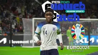 PES 2021 EURO 2024 Squad/Gameplan Option File Update for PES 2021 Evoweb Patch 2024