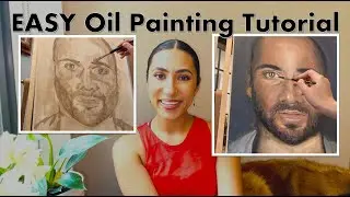 How to Paint a Portrait: Andre Agassi EASY Oil Painting Tutorial!