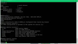 Cisco Switch Port Mirroring / Monitor Port Setup