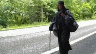 Who Is This Mysterious Woman in Black and Why Is She Walking Across America