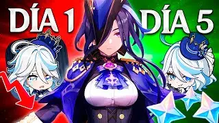GASTÉ 7000 DE RESINA PARA ARREGLAR UNA CUENTA REROLL | GENSHIN IMPACT