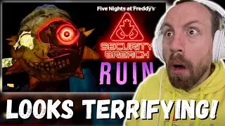 FNAF Security Breach RUIN DLC Looks TERRIFYING! (Trailer REACTION & ANALYSIS!)