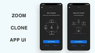 Flutter UI - Zoom Clone - Home Screen - Part III - Speed Code