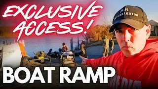 LIVE. Eagle Pass Texas. EXCLUSIVE ACCESS. National Guard BOAT RAMP.