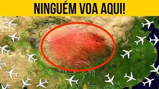 Por que não há um único avião sobrevoando este lugar?