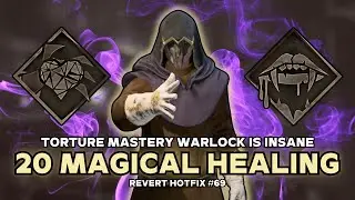 20 Magical Healing ABSOLUTELY COOKS | Warlock Build - Dark and Darker Gameplay 🤡