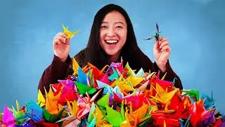 I Made 1,000 Paper Cranes in 30 Days (ft. Make A Wish Foundation)