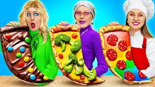 DÉFI DE CUISINE : MAMIE VS MOI | Situations alimentaires & Gadgets de cuisine par 123 GO! TRENDS