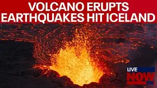 Iceland volcano erupts in Grindavik, evacuations underway after lava spreads | LiveNOW from FOX