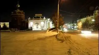 2013-01-16. Омск. Таймлапс на Ленина
