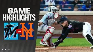 Marlins vs. Mets Game Highlights (8/16/24) | MLB Highlights