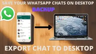 Save Whatsapp chat locally on PC/Laptop || Whatsapp Backup