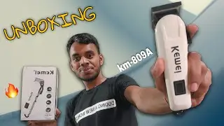 Kemei km-809A Unboxing And Review || Best Hair & Beard Trimmer || in hindi